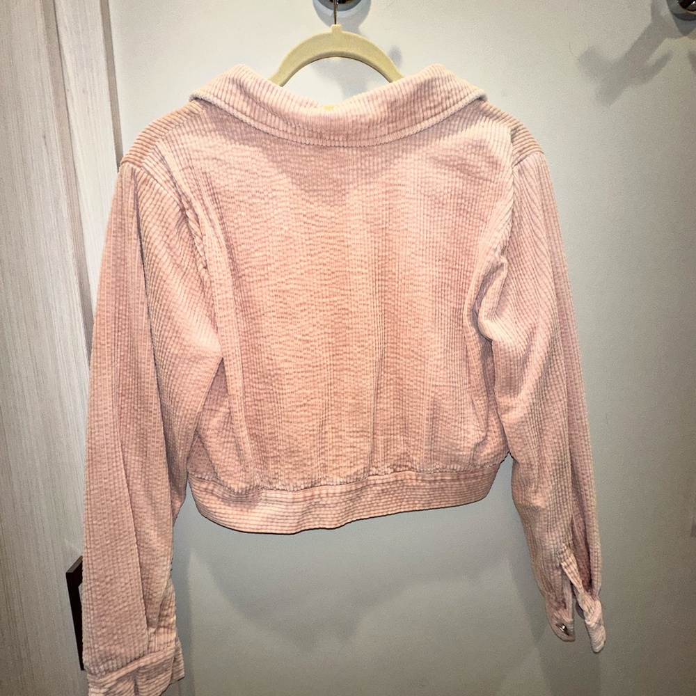 Lost And Wander Corduroy Cropped Jacket View 3